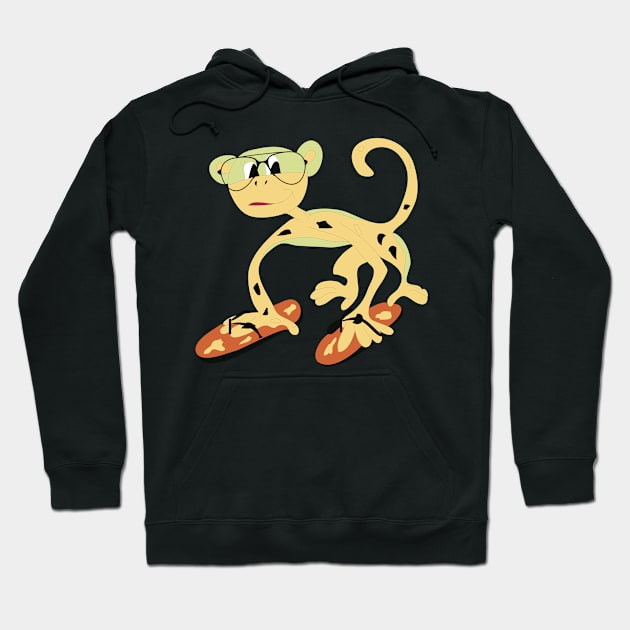 Monkey Found Slipper Hoodie by ROCOCO DESIGNS